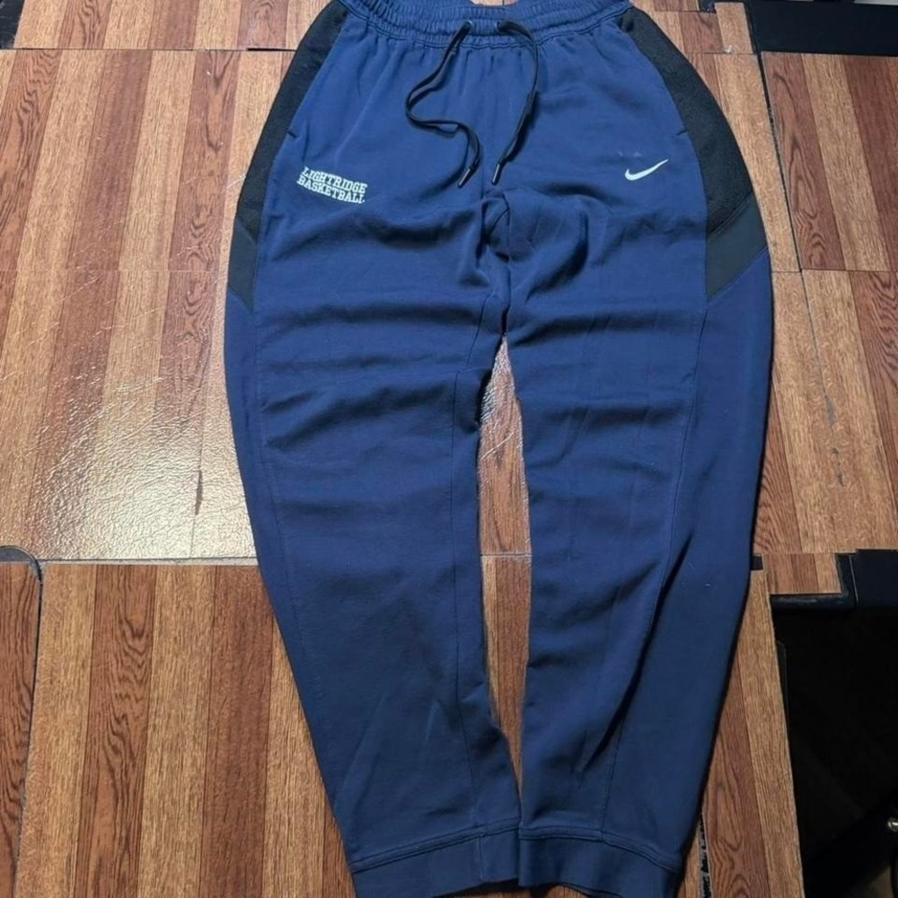 Nike Tech Fleece Blue Dri-Fit Lightridge Sweatpants Jogger Large